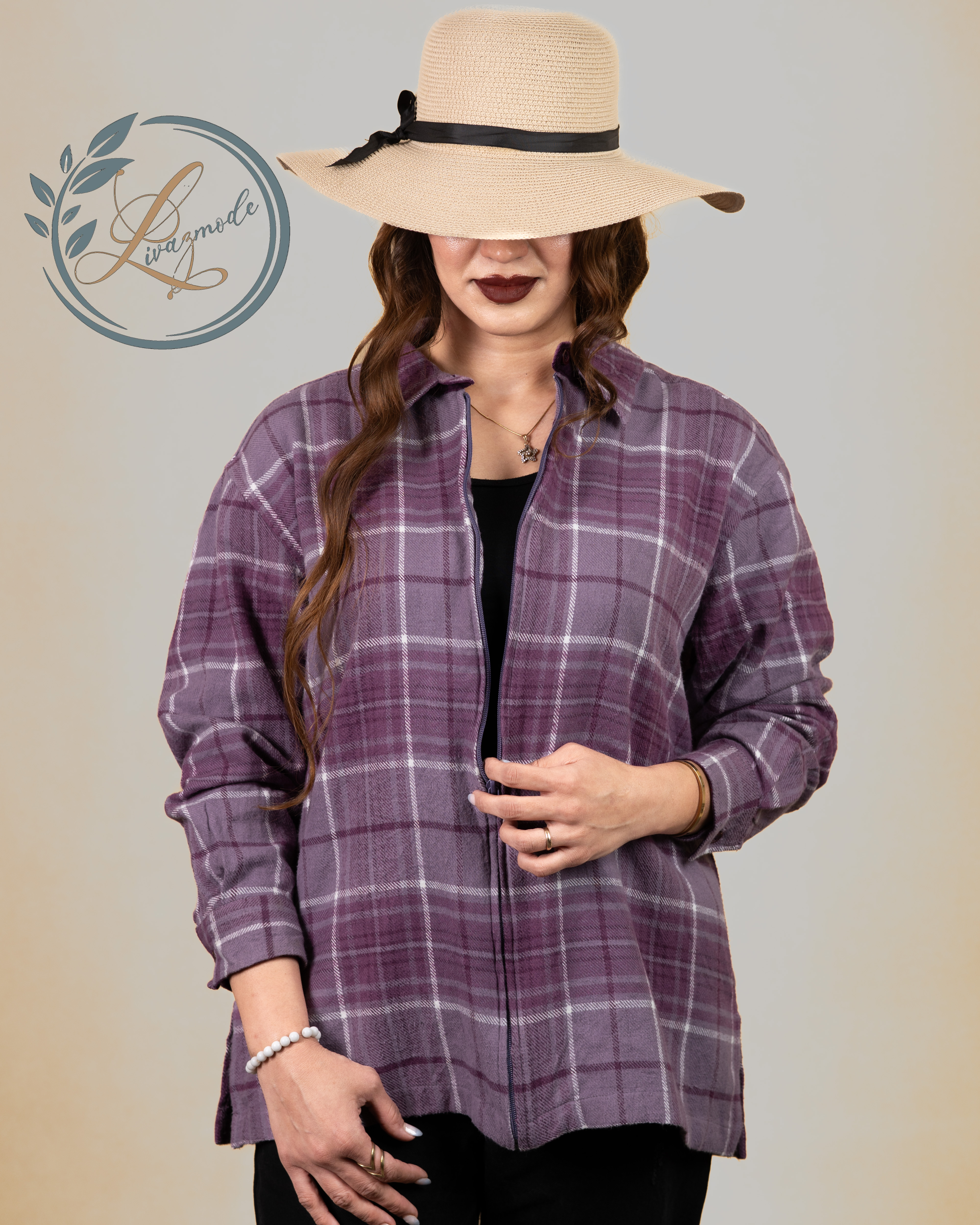 پیراهن چهارخانه فلانل ضخیم